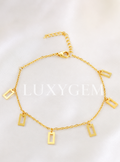 Geometric Gold-Plated Bracelet