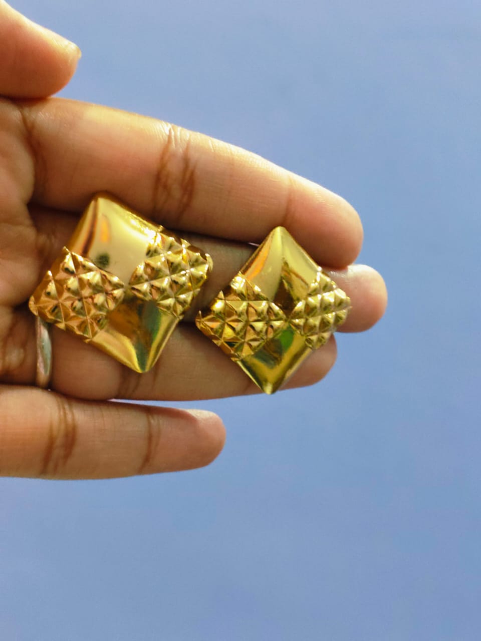 Luxygem Geometric Luxe Stud Earrings